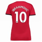 Camiseta Manchester United Mujer Zlatan Ibrahimovic 10 Primera Equipación 2017-18..